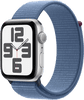 Apple Watch SE (2022) 44mm Zilver Aluminium Sport Loop