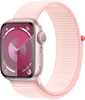 Apple Watch Series 9 41mm Roze Aluminium Sport Loop