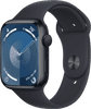 Apple Watch Series 9 45mm Midnight Aluminum Sport Band S/M