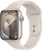Apple Watch Series 9 45mm Starlight Aluminium Sportband M/L