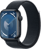 Apple Watch Series 9 45 mm Minuit Aluminium Boucle Sport