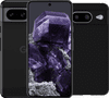 Google Pixel 8 128GB Black 5G + BlueBuilt Back Cover Black
