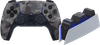 Sony PlayStation 5 DualSense Wireless Controller Gray Camo + BlueBuilt Charging Dock