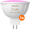 Philips Hue Spot White and Color MR16 Lot de 3