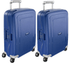 Samsonite S'Cure Spinner 55cm Dark Blue Duo Suitcase Set