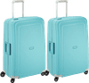 Samsonite S'Cure Spinner 75cm Duo Pack Aqua Blue