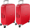 Samsonite S'Cure Spinner 55cm Crimson Red Duo Kofferset