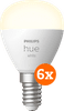 Philips Hue Ampoule Globe White E14 Lot de 6