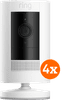 Ring Stick Up Cam Battery - Wit 4-pack