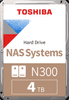 Toshiba N300 NAS Hard Drive 4 To