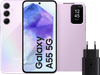 Samsung Galaxy A55 128GB Pink 5G + Accessory Pack