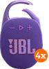JBL Clip 5 Mauve Lot de 4