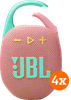 JBL Clip 5 Rose Lot de 4
