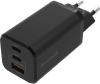 BlueBuilt Power Delivery + Quick Charge Charger with 3 USB Ports 65W Black