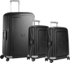 Samsonite S'Cure Spinner 55+55+75cm Black Suitcase Set