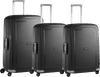 Samsonite S'Cure Valise à 4 Roulettes 69 + 75 + 69 cm Noir Set de Valises
