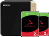 QNAP TS-464-8G + Seagate IronWolf 2 To Lot de 2