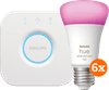 Philips Hue White and Color Starter Pack with 6 Lights + Bridge