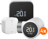 Tado Thermostat Connecté X Kit de Démarrage + 4 Têtes Thermostatiques