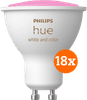 Philips Hue White and Color GU10 18-pack