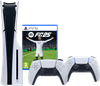 PlayStation 5 Slim Disc Edition + FC 25 + Manette Supplémentaire Blanc