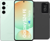 Samsung Galaxy S24 FE 128GB Green 5G + Clear View Book Case Black