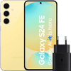 Samsung Galaxy S24 FE 128GB Geel 5G + Samsung Oplader 25 Watt Zwart