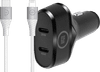 BlueBuilt Power Delivery Autolader 45W Zwart + Lightning Kabel 1,5 Nylon Wit