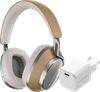 Bowers & Wilkins Px8 Bruin + BlueBuilt Power Delivery Oplader met Usb C Poort 20W Wit