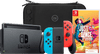 Nintendo Switch Rouge/Bleu + Just Dance 2025 + BlueBuilt Housse de Protection