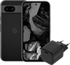 Google Pixel 8a 128 Go Noir 5G + BlueBuilt Chargeur avec Port USB-C 30 W Noir