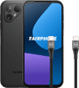 Fairphone 5 256 Go Noir 5G + BlueBuilt Câble USB-C 1,5 m Nylon Noir