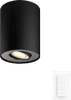 Philips Hue Pillar Opbouwspot White Ambiance - Zwart - 1-spots + Dimmer
