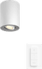 Philips Hue Pillar Opbouwspot White Ambiance - Wit - 1-spots + Dimmer