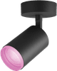 Philips Hue Fugato Spot Monté en Surface White and Color - Noir - 1 spot