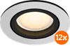 Philips Hue Milliskin Spot Encastré White Ambiance - Rond - Aluminium - Lot de 12