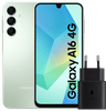 Samsung Galaxy A16 128 Go Vert 4G + Samsung Chargeur 25 W Noir