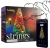 Twinkly Strings kerstverlichting Wit en Kleur 600 lampjes
