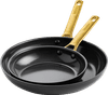 GreenPan Padova Frying Pan Set 20cm + 26cm Black