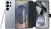 Samsung Galaxy S25 Ultra 256GB Zilver 5G + BlueBuilt Book Case Zwart