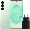 Samsung Galaxy S25 128GB Mint 5G + Samsung Oplader 25 Watt Zwart