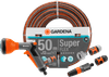 GARDENA Premium SuperFLEX 50m Classic Spray Nozzle Pack