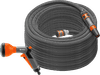 GARDENA Fabric Hose Liano Set 30m Hose + GARDENA Classic Multifunctional Spray Nozzle