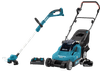 Makita DLM382CM2 incl. 4,0 Ah Accu (2x) + Makita DUR193Z (zonder accu)