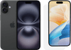 Apple iPhone 16 256GB Zwart + BlueBuilt Screenprotector Glas