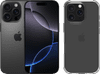 Apple iPhone 16 Pro 256GB Black Titanium + BlueBuilt Protective Back Cover Transparent