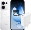 OPPO Reno13 256GB Wit 5G + OPPO SuperVOOC Oplader 80W met 2 Poorten
