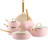 GreenPan Padova Reserve Batterie de Cuisine 10 Pièces Blush Pink