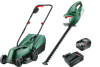 Bosch EasyMower 18V-32-200 + Bosch EasyHedgeCut 18-45 Li + Bosch Starterset 18V 4,0 Ah