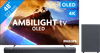 Philips Ambilight 48'' OLED760 4K (2025) + JBL Bar 2.1 Deep Bass M2 Zwart